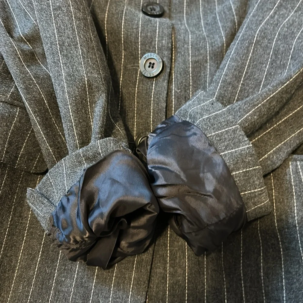 Moschino.  Pinstripe Women's Blazer - Picture 9 of 16